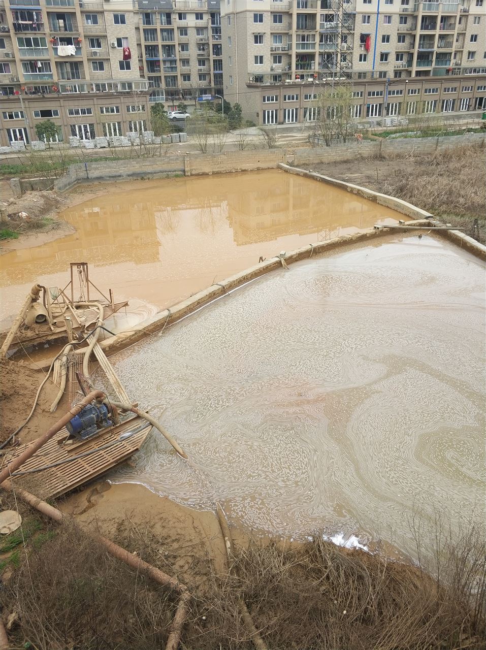靖西沉淀池淤泥清理-厂区废水池淤泥清淤